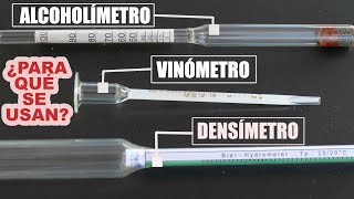 3 aparatos fundamentales para medir el alcohol de un líquido