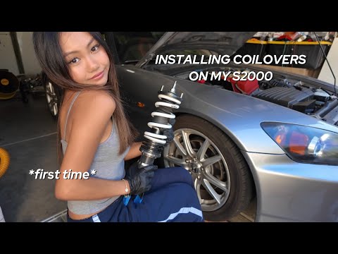 installing HKS coilovers on my s2000 | *FIRST TIME*