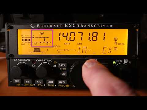 Work PSK31 With The Elecraft KX2/KX3 Using The CW-TO-DATA Feature - No PC Required.