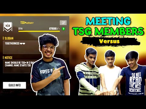FACE MEETUP WITH TSG MEMBERS || LIVE REACTION VERSUS GAMEPLAY || OMG GAMEPLAY EVER || MUST WATCH Video