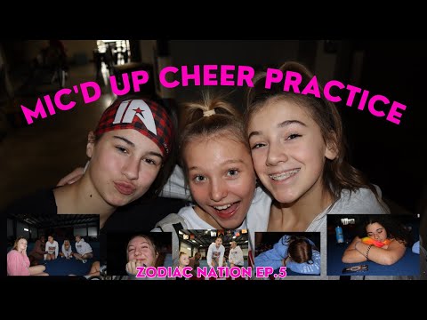 MIC’D UP CHEER PRACTICE WITH ZODIAC // EP. 5 // ZODIAC NATION