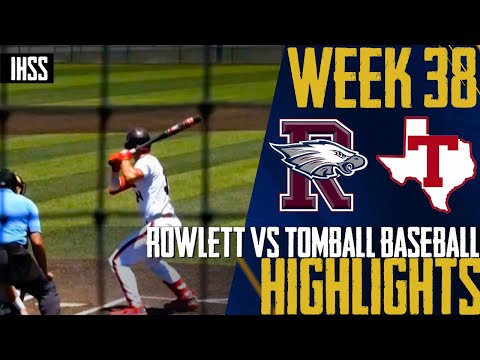 Tomball Sweeps Rowlett to End Eagles Season in Playoff Series
