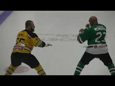 Fight/Bagarre Dave Hamel vs Sean McMorrow 2 novembre 2019