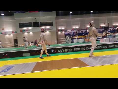 Fencing Navy Open 2017 | Men's Sabre | T16 | Patitarn THA vs Pastore AUS