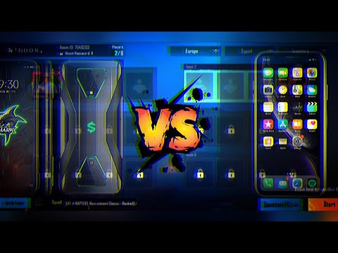 Xiaomi BLACK SHARK 3 VS IPHONE XR 🔥 NoorAhmedGaming | Android 90 FPS VS IOS 60 FPS | PUBG Mobile♥️