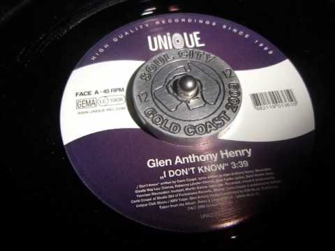 Glen Anthony Henry I dont know