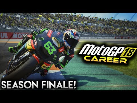MotoGP 18 Career Mode Part 29 - SEASON FINALE! (MotoGP 2018 Game Career Mode Gameplay PS4 / PC)