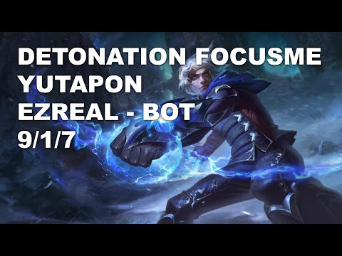 DetonatioN FocusMe Yutapon Bot Ezreal vs Jhin - KR Grandmaster Patch 10.9