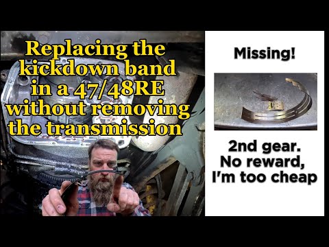 Repairing 2nd gear on a 47RH-47/48RE with the transmission in the truck. |Dodge Ram Cummins|