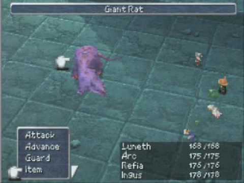 Let's Play Final Fantasy III (DS) part 11: radioactive rat