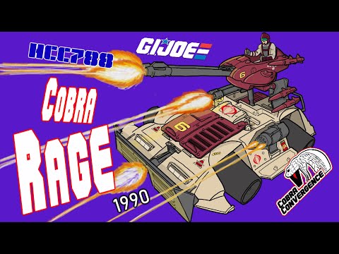 HCC788 - 1990 Cobra RAGE - Cobra Convergence V G.I. Joe toy review!