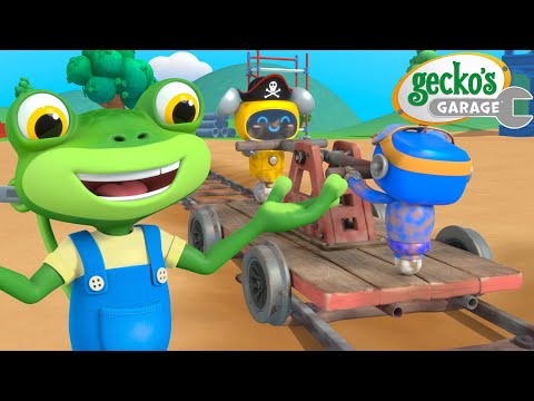 Mechnaicals Railway Mystery Investogation | Gecko's Garage | Trucks For Children | Cartoons For Kids