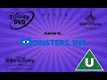 Closing To Monsters Inc 2002 UK DVD