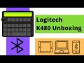 Logitech K480 Bluetooth Keyboard Unboxing And Pairing
