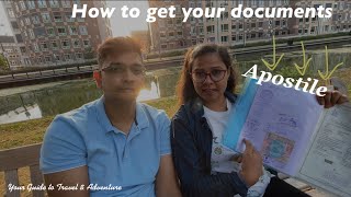 How To Get Your Document Apostille In India | How To Legalize Your Document | NL 🇳🇱,Europe journey