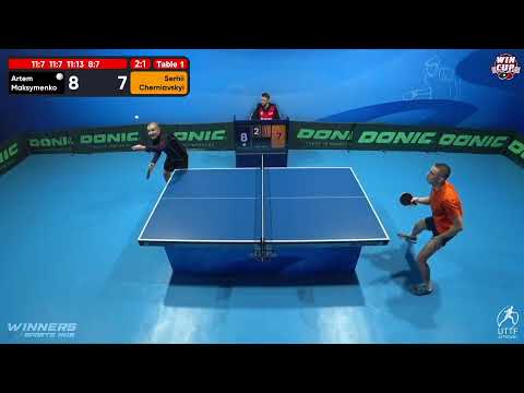 22:00 Artem Maksymenko 3 - 1 Serhii Cherniavskyi West 5 WIN CUP 18.12.2022 | TABLE TENNIS WINCUP