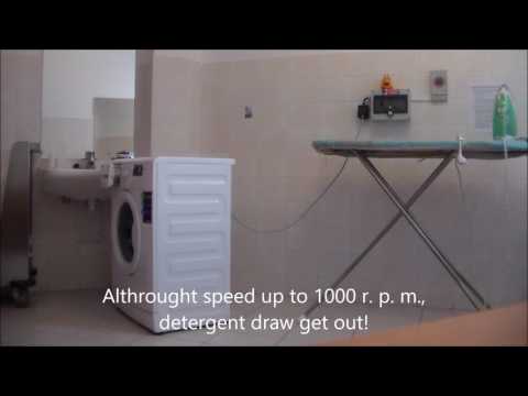 BEKO WASHING MACHINE EPIC FAIL - THE  MOST UNBALANCED SPIN EVER