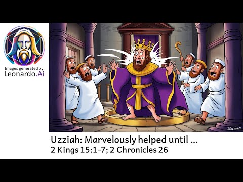 Uzziah: Marvelously helped until …