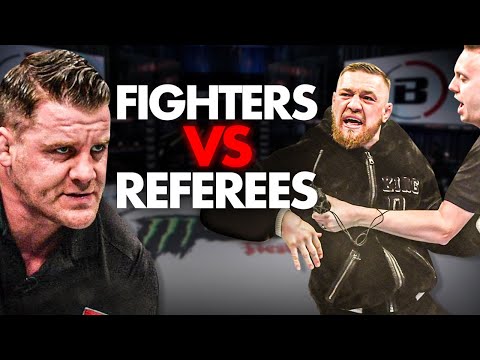 10 Times MMA Fighters Went After Referees