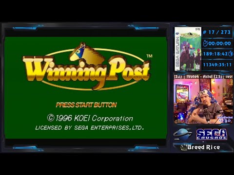 SEGA Crusade Vol 2 - #17 - Winning Post - Saturn - Part 1