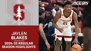 Jaylen Blakes 2024-25 Regular Season Highlights | Stanford Guard
