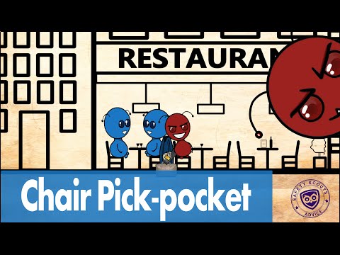 Restaurant Pickpocket - Safety Scouts Advice - Episode 03 [En, Es, Ru, Cn, Fr, +5]