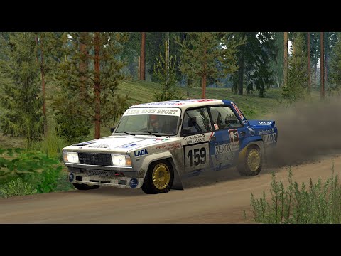 Richard Burns Rally RWD: Pirttijarvi, in a Lada VFTS GrpB (Moza R5 Wheel)