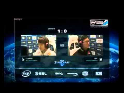 Starcraft2 2014 world championship Semifinal CJ Hero vs Polt Battle 2