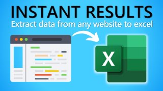 How to Extract Data from Website to Excel Automatically (Tutorial 2020)