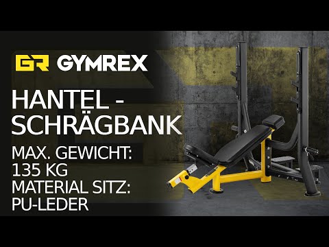 Vidéo - Banc de musculation inclinable - 135 kg