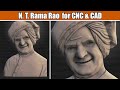 NTR 3d Relief For CNC N T Rama Rao 3d Model Design How To Learn Zbrush In Telugu