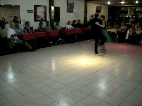  Martín Bel  and  Vanina Pérez  are  dancing  to  the  tango  "  La Melodia De Nustro Adios  "