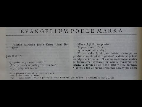 Holy Bible-Evangelium podle Marka