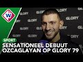 Kickbokser Serkan Ozcaglayan slaat tegenstander na 58 sec KO tijdens Glory 79-debuut