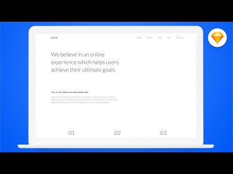 Design an E Commerce Website in Sketch Tutorial: About page UX 👉PART 4