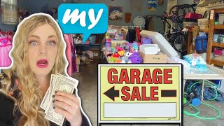My Garage Sale + Tips for Having a Sale + How Much $ I Made!