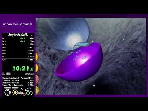 Super Monkey Ball 2 Story Mode All Levels Speedrun in 46:12