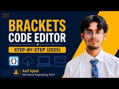 How to Install Brackets Code Editor | Brackets Setup for Beginners