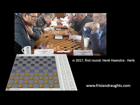 Live stream Frisian Draughts - Fryslân Open 2017