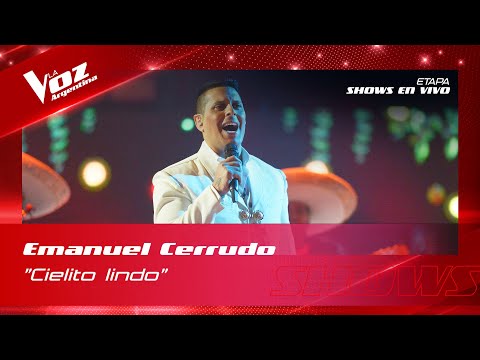 Emanuel Cerrudo - “Cielito lindo” - Shows en vivo 8vos - La Voz Argentina 2022