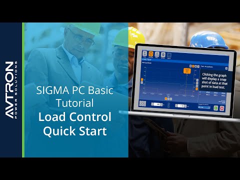 Tutorials: SIGMA PC Basic – Load Control Quick Start