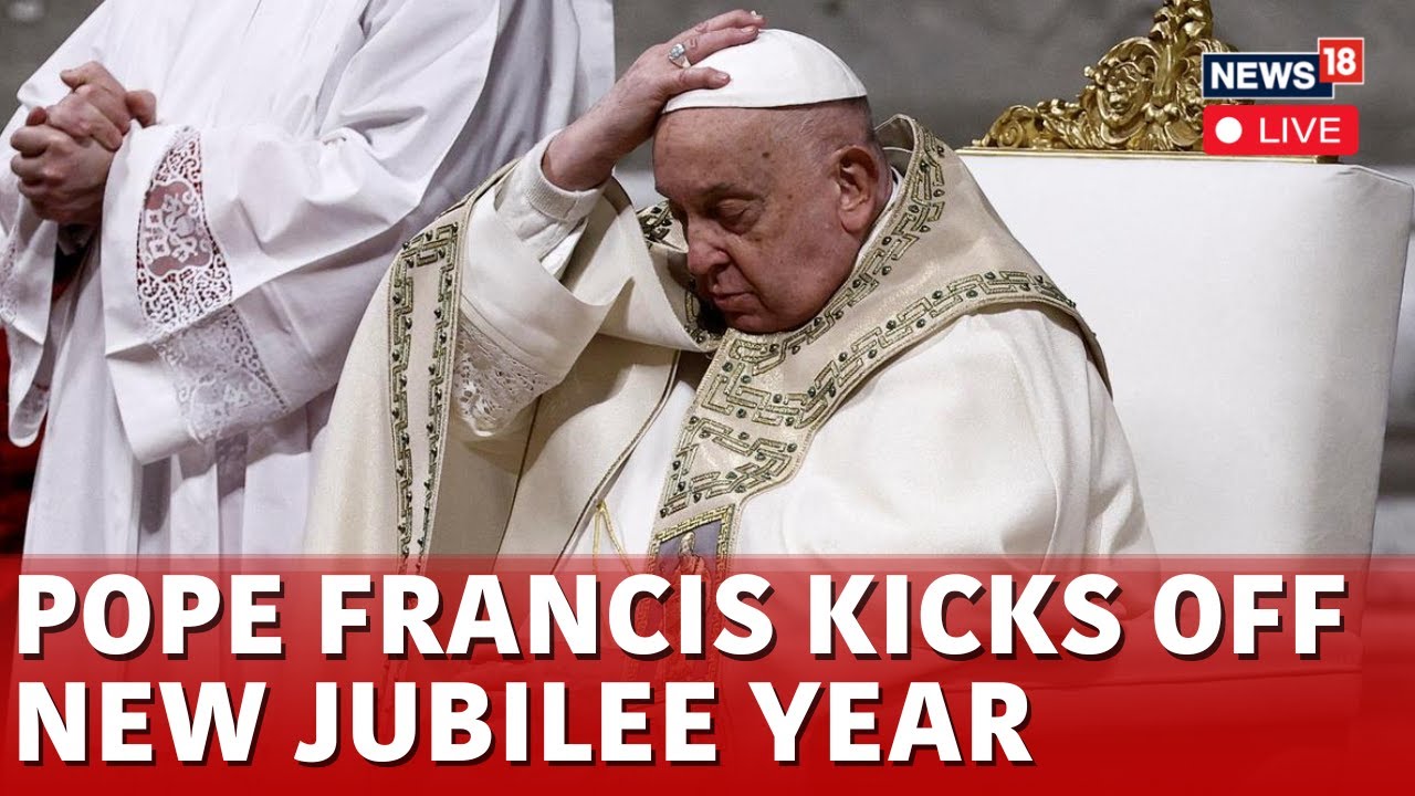 Pope Francis LIVE | Pope Francis Opens Holy Door Inaugurating 2025 Jubilee | Pope Francis Mass Today