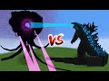 GODZILLA vs Wither Storm MOD in Minecraft