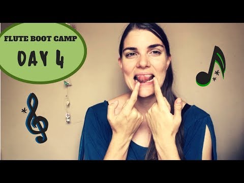 Flute boot camp Day 4: Articulation drills (single tonguing)