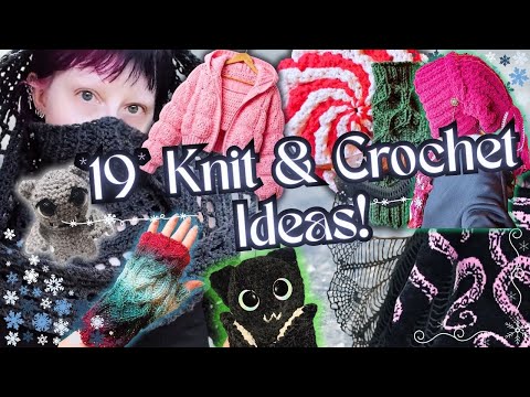 Inspo-splosion! 19 Knit & Crochet Patterns, For The Holidays & Beyond! 🧶🤗🧶