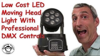 Best Low Cost LED Moving Head Light with Professional DMX Controls by BETOPPER review