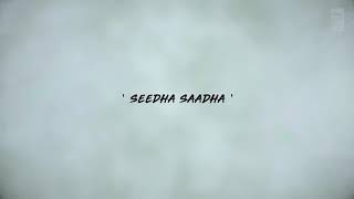 Seedha sadha  Pardhan