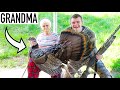 Turkey Hunting Catch Cook With 147 Year Old Grandma
