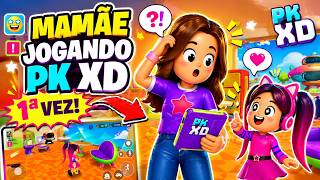 Mamãe jogando PK XD pela primeira vez 😂 Deu tudo errado!