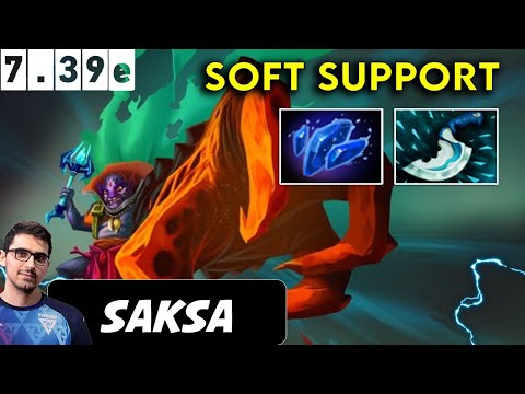 Saksa Lion Soft Support - Dota 2 Patch 7.39e pro Player Full Gameplay
